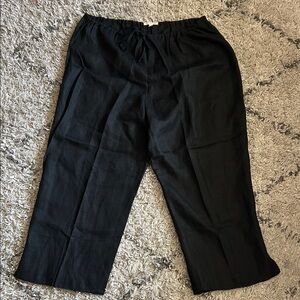 Eileen Fisher Black Joggers